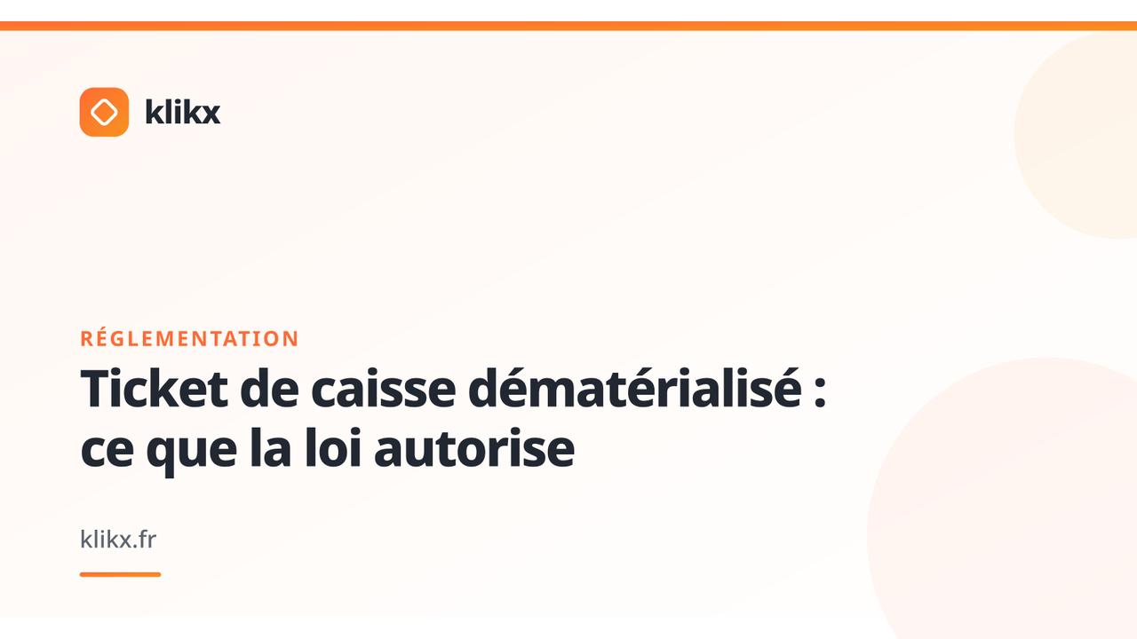 Illustration de l’article : Ticket de caisse dématérialisé : ce que la loi autorise